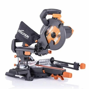 Gehrungssäge R210SMS Multimaterial Blatt gleitend 45° Fase 50° Gehrung, 230 mm Schlitten - Bild 1 von 12