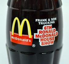 McDONALD'S Frank & Son Ronald McDonald House Show 1993 8oz Coca-Cola Bottle