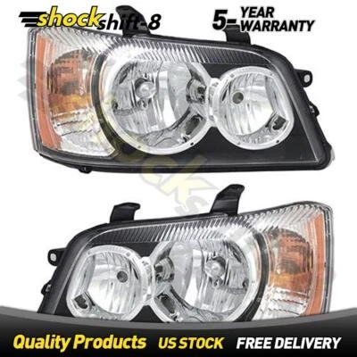 Par de faros izquierdo derecho Toyota Highlander 2,4 L 2001-2003 Foto 1 de 4