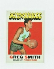 1971-72 Topps Basketball Milwaukee Bucks Greg Smith #129