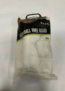 All-Star E10SB Softball Knee Guard White Large  - Picture 1 of 3