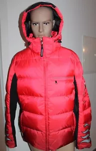 Bogner Men's Ski Jacket Flames D Red Black Size 52 L New With Label - Picture 1 of 9