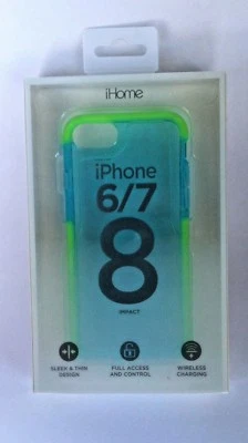 GENUINA iHome Apple iPhone Duradero Estuche Cubierta Para iPhone 6 iPhone 7 iPhone 8  Foto 1 de 2