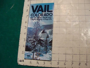 Vintage High Grade SKI brochure: VAIL COLORADO, 1973 i show the entire item - Picture 1 of 3