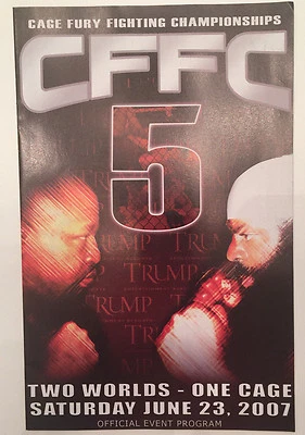 Kimbo Slice MMA DEBUT Ray Mercer CFFC 5 Cage Fury Program 6/23/07 Taj Mahal NJ - Image 1 of 4
