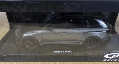 GT SPIRIT 1/18 СМОЛА AUDI RS4 AVANT COMPETITION DAYTONA СЕРЫЙ GT456 ОГРАНИЧЕННЫЙ ВЫПУСК - Изображение 1 из 4