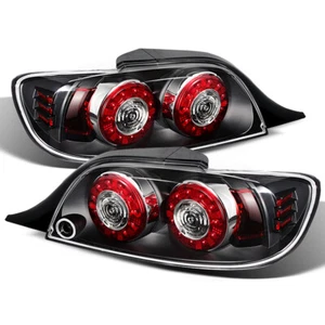 Par de luces de freno traseras LED negras izquierda y derecha Fit Mazda 04-08 RX-8 - Imagen 1 de 3