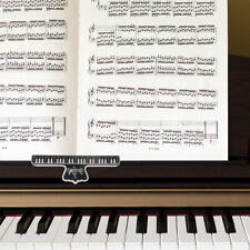  3 pcs Piano Music Score Clips Large Music Sheet Clip Portable Music Page Clips
