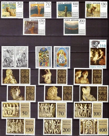 Vatican City #Mi695-Mi717 MNH 1977 Year Set [607-629] Cover