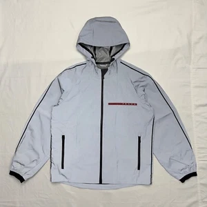 Prada Reflective Fabric Jacket Silver Size 38 Made In Italy - Picture 1 of 7