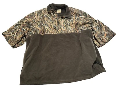 Red Head Real Tree Max 5 Bone Dry Waterproof Camo 1/4 Zip Fleece XXXL READ ALL - Image 1 of 4