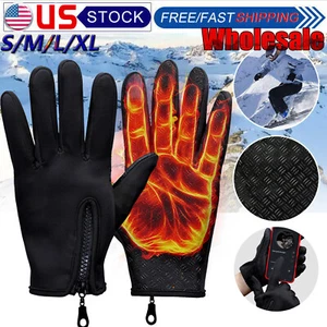 Warm Windproof Waterproof Thermal Touch Screen Gloves Mittens Men Women LOT - Picture 1 of 16