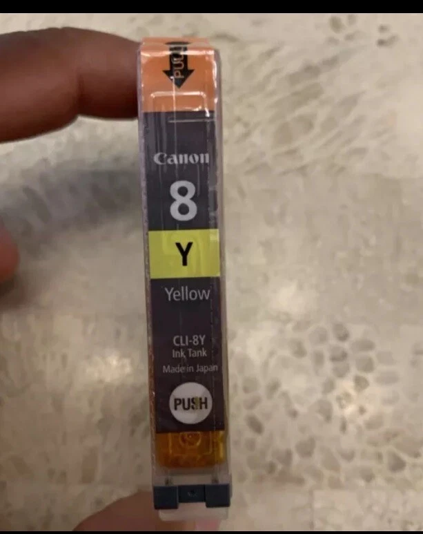 New Canon CLI-8Y Yellow Ink Tank Open Box Sealed - Image 1 of 1