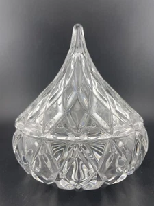 Kristall/Glas Hershey Kiss Bonboniere - Bild 1 von 5