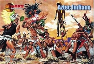 Mars Figures 72018 - 1/72 Aztec Warriors Indians Ancient Ages, scale model kit - Picture 1 of 12