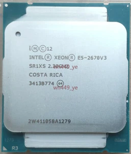 Intel Xeon E5-2670 V3 OEM SR1XS 2.30GHz 12 Core Socket 2011-3 CPU Processor - Picture 1 of 1