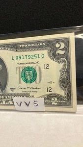 Sequential Set of 50 Two Dollar Notes! Crisp Two Dollar Bills 2017A FW/Christmas - Picture 1 of 8