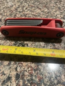 Snap-on Tools 12 pc. Metric/SAE Folding Hex Key Set, AWEF6M6K - Picture 1 of 7