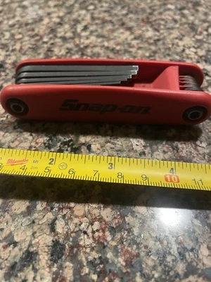 Snap-on Tools 12 pc. Metric/SAE Folding Hex Key Set, AWEF6M6K - Image 1 of 4