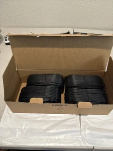 4-Pack Lorex MCBL-60BNCU4K1PK4B UL BNC/DC 60FT Extension Cables OEM - - Picture 1 of 4