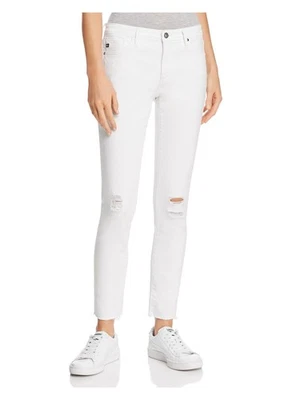 Pantalones ajustados blancos para mujer ADRIANO GOLDSCHMIED talla: 25 R Foto 1 de 4