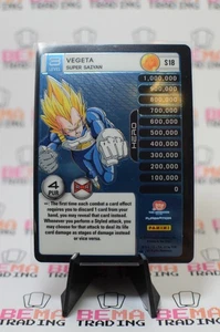 Dragon Ball Z TCG Panini Evolution S18 Vegeta, Super Saiyan Hi-Tech Prizm Foil - Picture 1 of 3