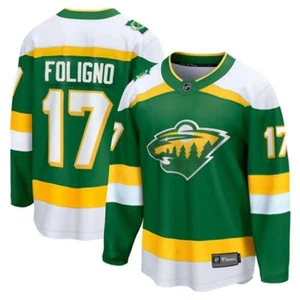 Marcus Foligno Minnesota Wild Green Alternate Fanatics Breakaway Replica Trikot - Bild 1 von 8