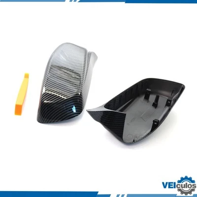 Cubierta de espejo retrovisor delantero derecho + derecho para BMW Serie 5 E60 E61 E63 E64 2003-2007 Foto 1 de 4