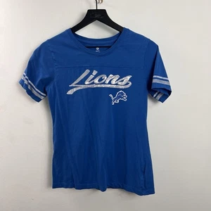 NFL Teens Apparel Detroit Lions Blue Juniors T-shirt Tee Size XL - Picture 1 of 5