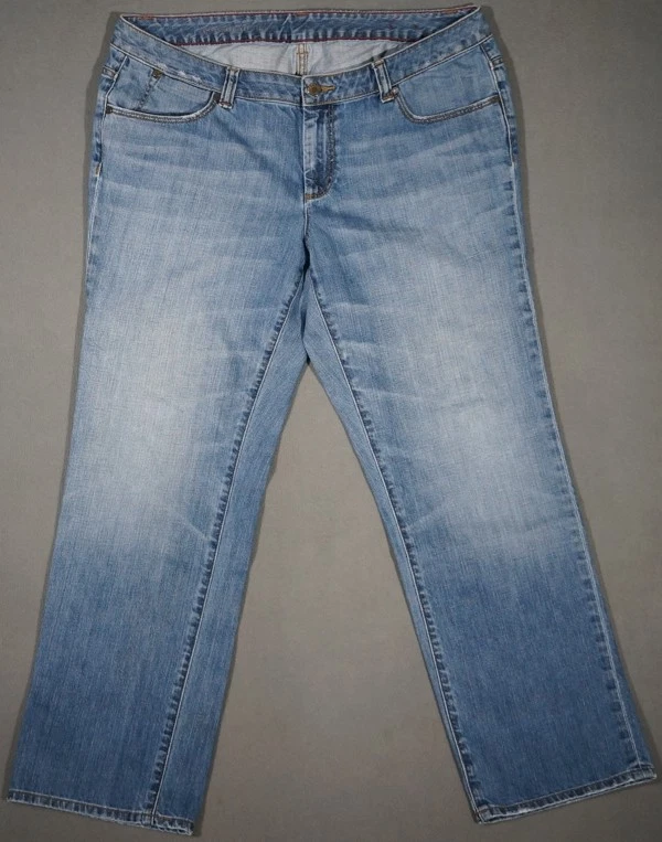 WL13451 FANTASTIC *****TALBOTS***** STRAIGHT LEG WOMENS BLUE JEANS sz16 REGULAR - Image 1 of 4