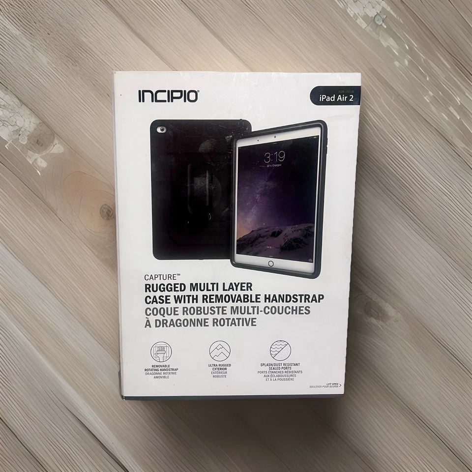 capture rugged multi layer case with removable handstrap ipad air 2 - Image 1 of 4