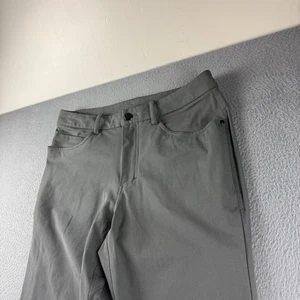 Lululemon Hose Herren 32x34 grau ABC Classic Fit Warpstreme Chino Stretch minimal - Bild 1 von 13
