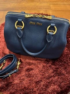 MIU MIU Madras Schulter & Handtasche - vielseitige 2-Wege Ledertasche JAPAN - Bild 1 von 11