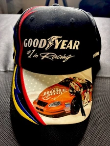 Jeff Gordon 24 Baseball Cap Mütze NASCAR Goodyear Farm Reifen Foto auf Rechnung schwarz - Bild 1 von 8