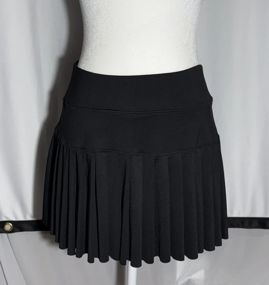 Mini Skort Kyodan para Mujer Negro Plisado Talla M Golf Tenis Pickleball Bolsillo Foto 1 de 4