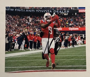 KAYSHON BOUTTE SIGNED 8x10 PHOTO AUTOGRAPHED NEW ENGLAND PATRIOTS FOOTBALL COA - Picture 1 of 1