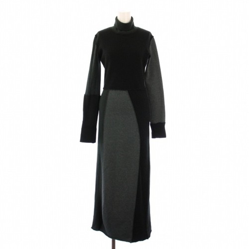 Abito midi MMSICS Maison Margiela Mm6 cotone lana orlo spacco maglia mimore usa