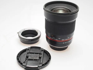 Samyang 16mm F2.0 ED AS UMC CS - 4/3rds. With 4/3rds to micro 4/3rds adapter. - Picture 1 of 6