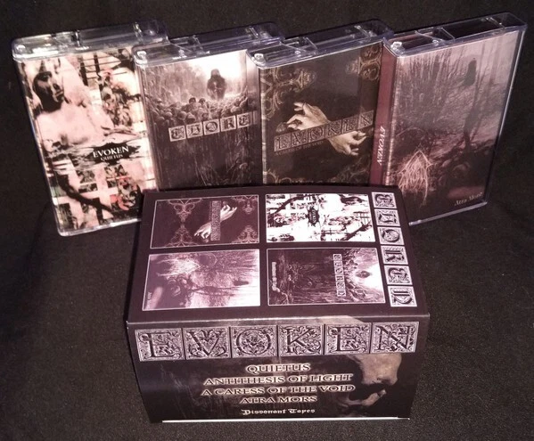 EVOKEN Funeral Doom Death Metal 4 x Cassette Tape Box Set Quietus Atra Mors Void - Image 1 of 1
