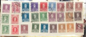 COLLECTION OF 27 MINT & USED ARGENTINA STAMPS