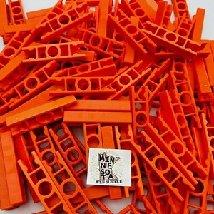 100 Knex Orange Ladder 2-Way Straight Connectors - Standard K'nex Parts