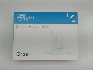 Grade Smart WiFi Light Switch - 3 Pieces, Works w/ Amazon & Google, New/Open Box - Picture 1 of 5