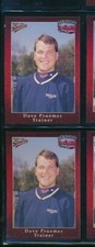lot (2) 1998 Multi-Ad #4 Dave Pruemer New Britain Rock Cats Trainer (BL6) SWSW6