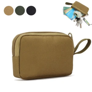 Mini Borsa Portafoglio Tattico Impermeabile EDC Vita Borsa Moneta Portachiavi - Foto 1 di 16
