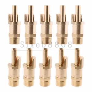 10x Pig Nipple Drinker Waterer 1/2" Thread Straw Type Copper Material - Picture 1 of 5