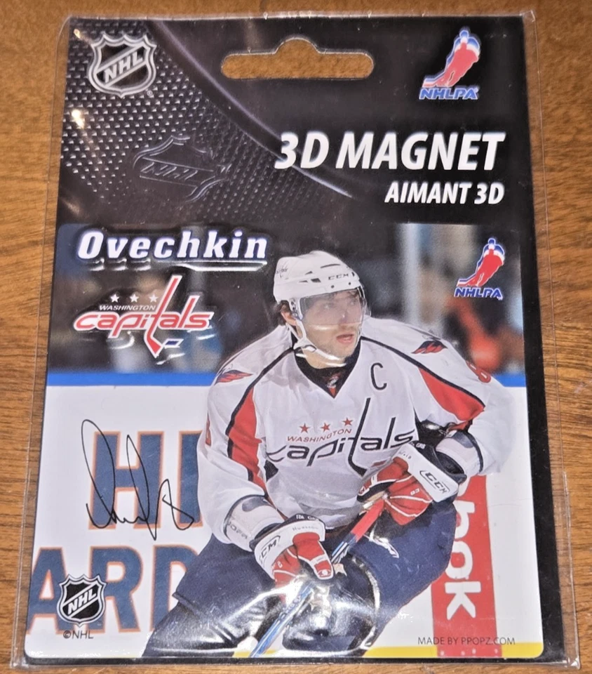 Imán 3D Alex Ovechkin Washington Capitals - Nuevo Foto 1 de 2