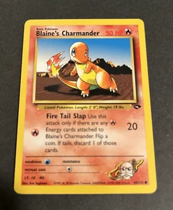 Blaine's Charmander 60/132 Gym Challenge-Unlimited Edition Regular Free Shipping - Picture 1 of 2