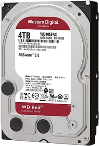 WD Red 4TB 3.5Zoll NAS Interne HDD 5400RPM 256MB Cache WD40EFAX - Bild 1 von 1