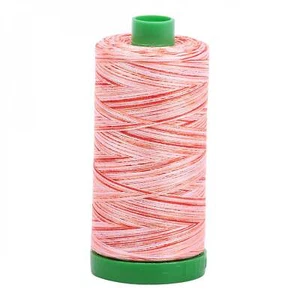 A1140-4659 Mako Cotton Embroidery Thread 40wt 1094yds Variegated Pink & Red - Picture 1 of 1