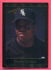 FRANK THOMAS ~ 1992 Investor's Journal Baseball Black Gold Foil Card #55 
